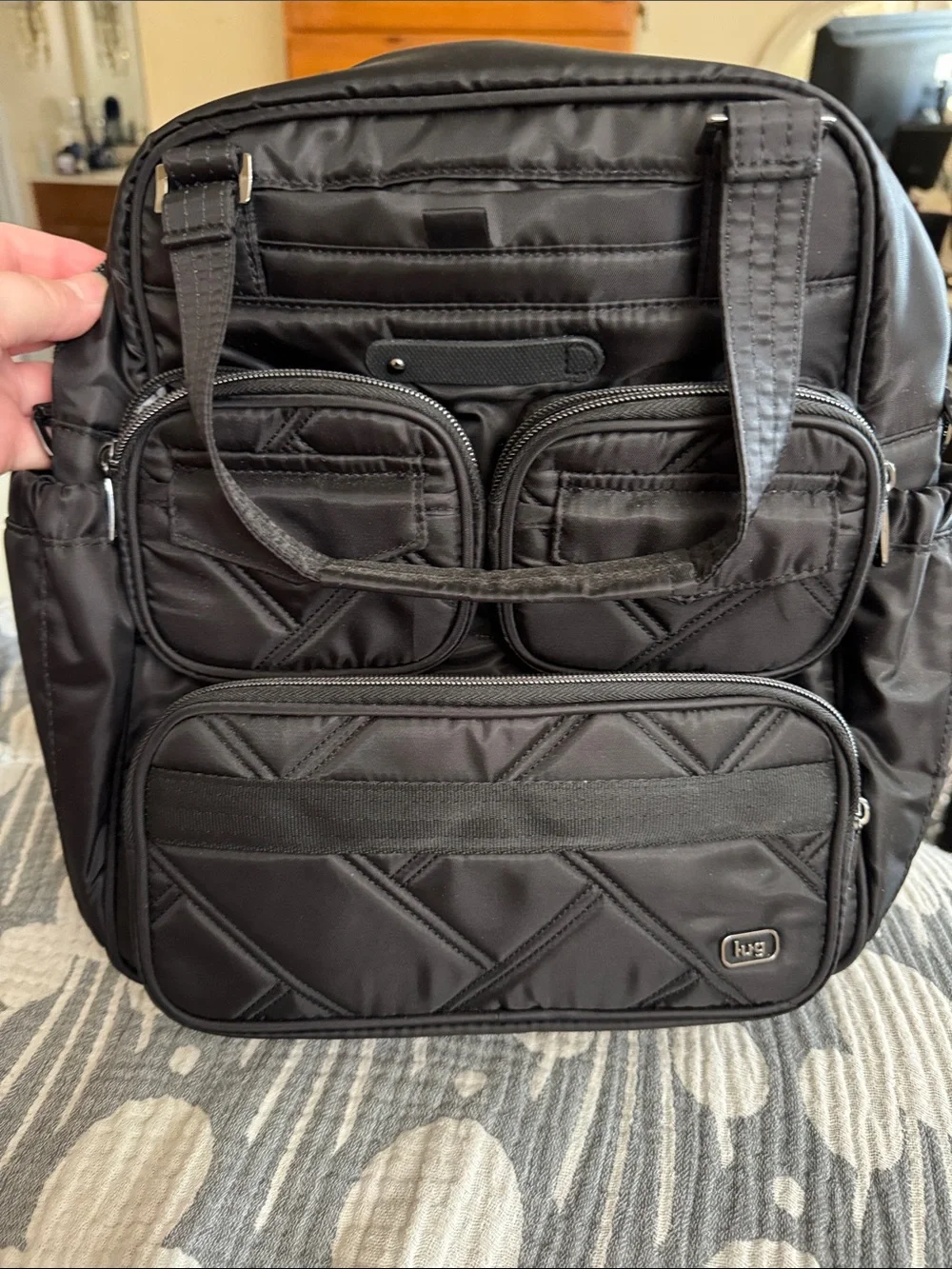 Like New! Lug Mini Puddle Jumper Backpack Legacy Collection in Black!